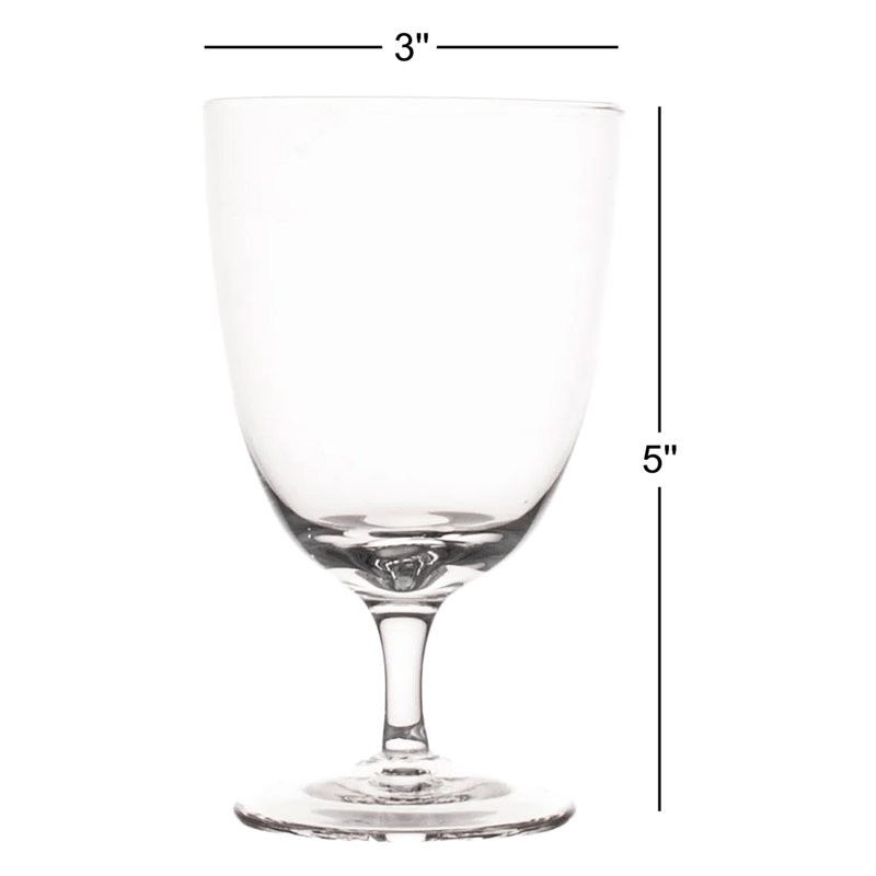 Vin blanc Amoz 7 oz, Transparent