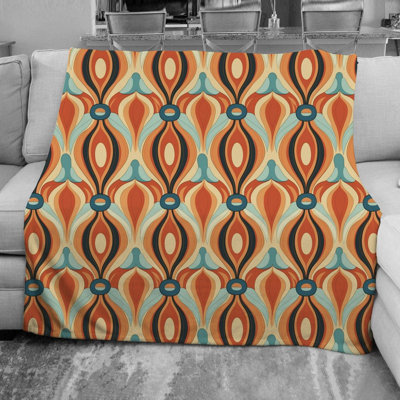 Optical Retro Fleece Blanket