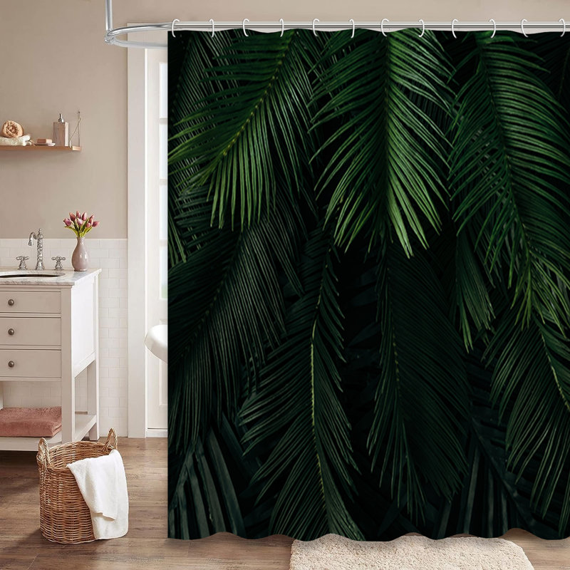 Rideau de douche à 12 feuilles Creative, 72" L x 72" W