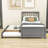Elizabethann Twin Size Wooden Platform Bed with Trundle-1569562827