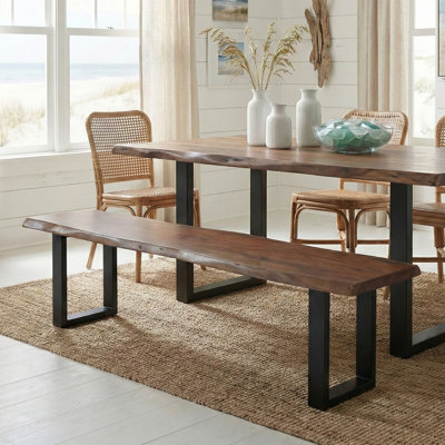 Banc en bois massif Towle