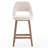 Upholstered Boucle Fabric Counter Stools, Armless Barstools With Wooden Legs For Kitchen Island Bar Counter-1760559297