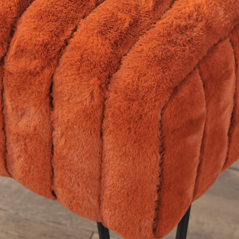 Dugan Upholstered Ottoman, Umber 