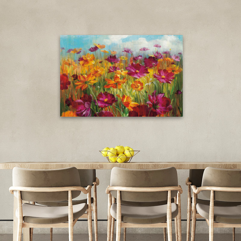Cosmos Fields - Cosmos dans le champ, H 24 po x l 36 po