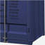 Armoire bleue avec serrure de contenant pleine longueur-1540794044
