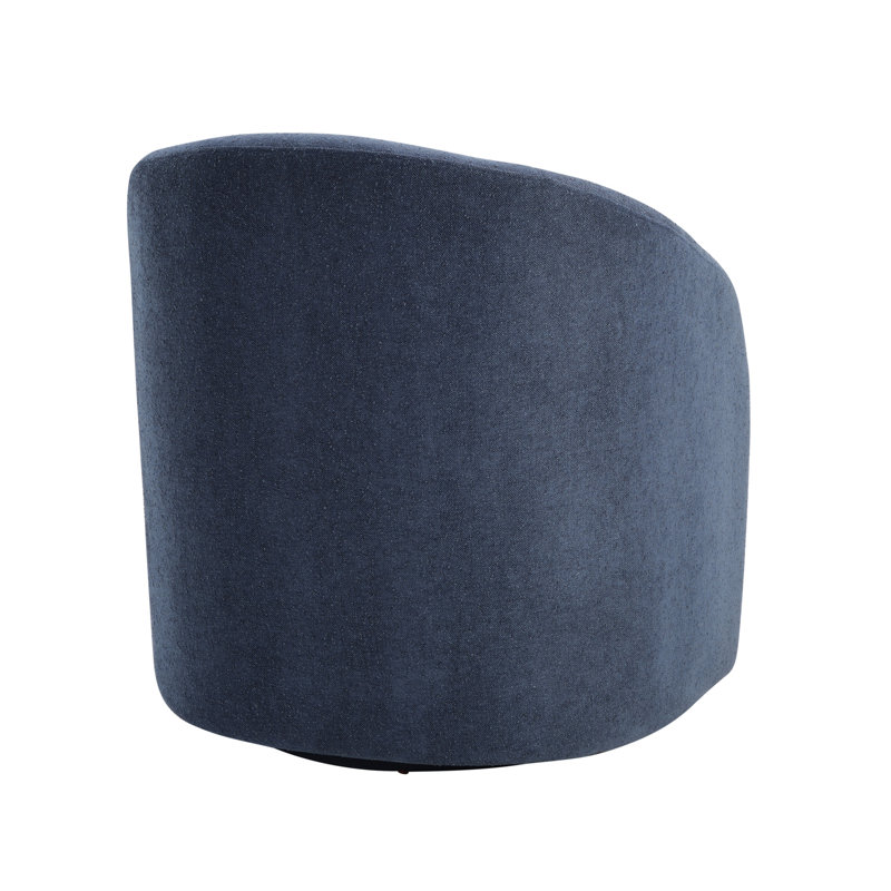 Fauteuil demi-tonneau pivotant 1 pièce Boucle, Bleu
