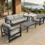 Dulcie 5 Person Seating Set with Sunbrella® Cushions-90978892