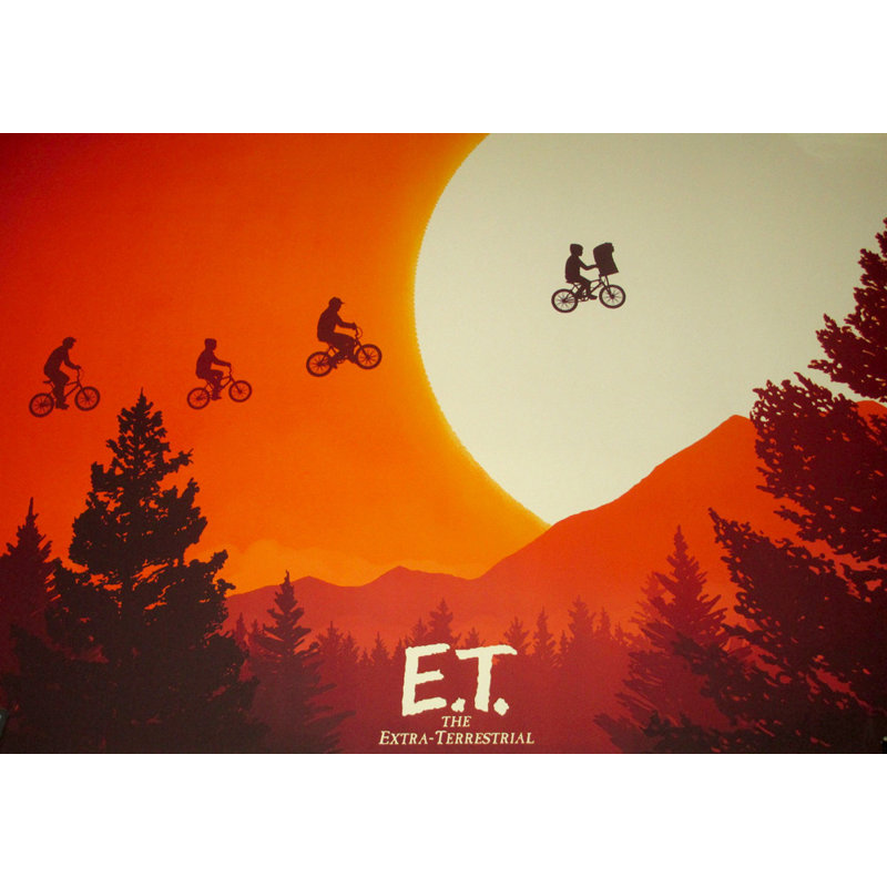 E.T. L'extra terrestre, H 17 po x l 24 po