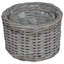 Vidaxl Planter Basket With Storage 2 Pcs Decor Container Display Woven Outdoor-639266530