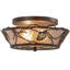 Plafonnier semi-encastré 2 lumières 16,5 po unique-124968354-124968355