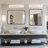Omolayo Rectangle Wall Mirror, Mounted Wall Decor Bathroom Vanity Mirror, Aluminum Alloy Framed Decorative Accent Mirror-305652225