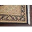 Tapis bleu marine / bleu noué à la main de conception unique 4 pi x 5 pi 11 po New Age