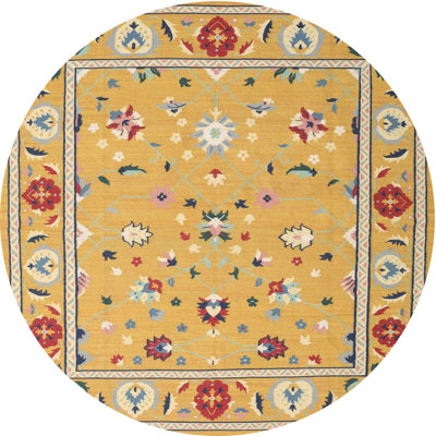 Tapis brun/orange/rouge contemporaine