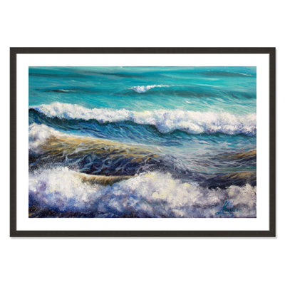«Ocean Roll», reproduction encadrée