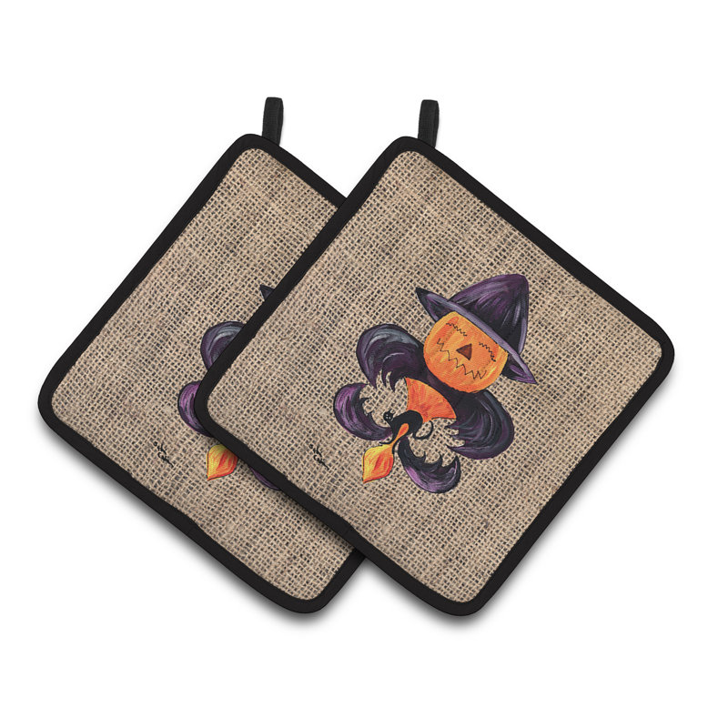 The Holiday Aisle® Eila Polyester Potholder Set
