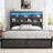 Metal Bed Frame with Bookcase Headboard-954591