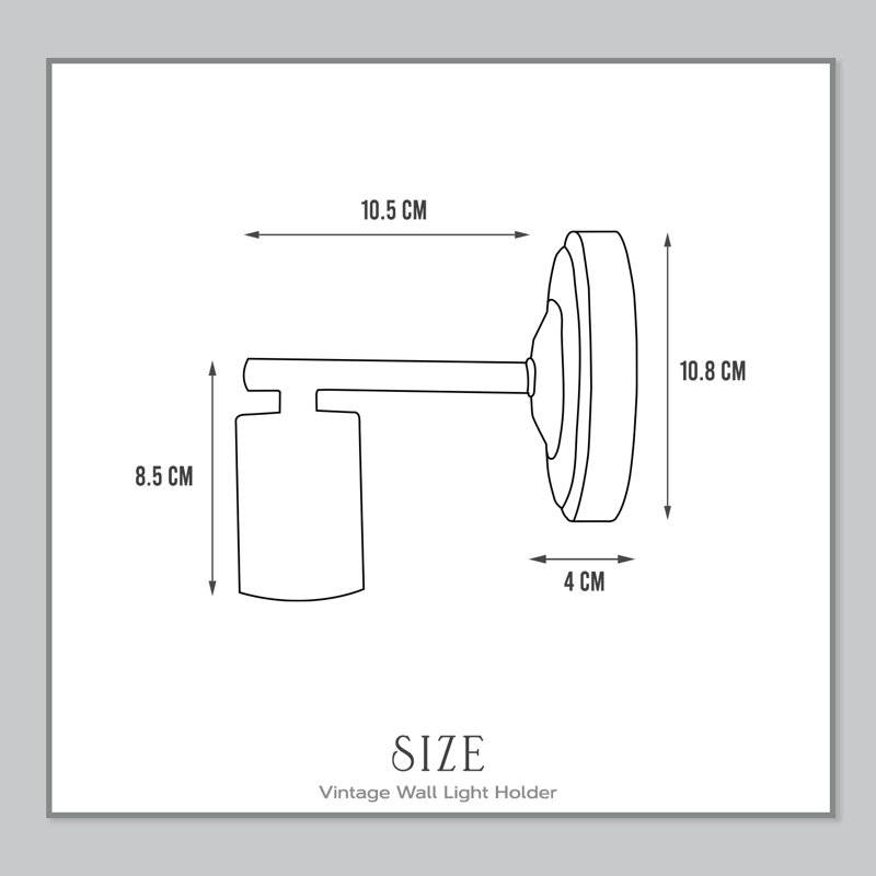 Sennott Armed Sconce, Satin Nickel