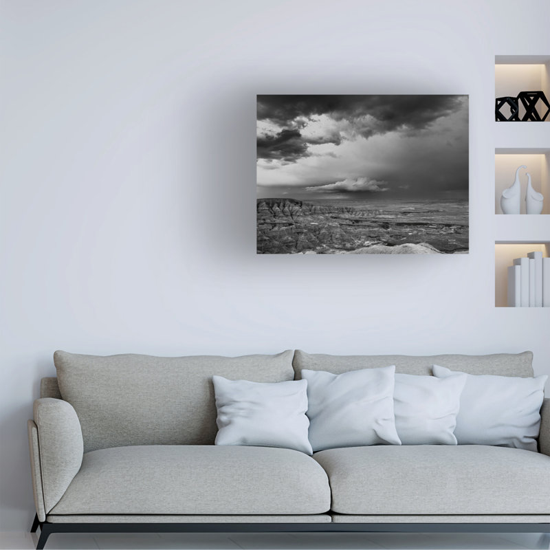 Art mural sur toile tendue - «Badlands Brewing» de Nathan Larson pour décoration de salon, de chambre à coucher ou de bureau - 24 x 32
