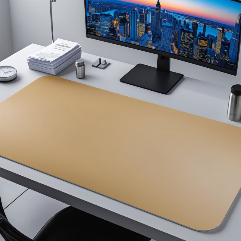 Polyester Desk Pad, 31.5x15.5