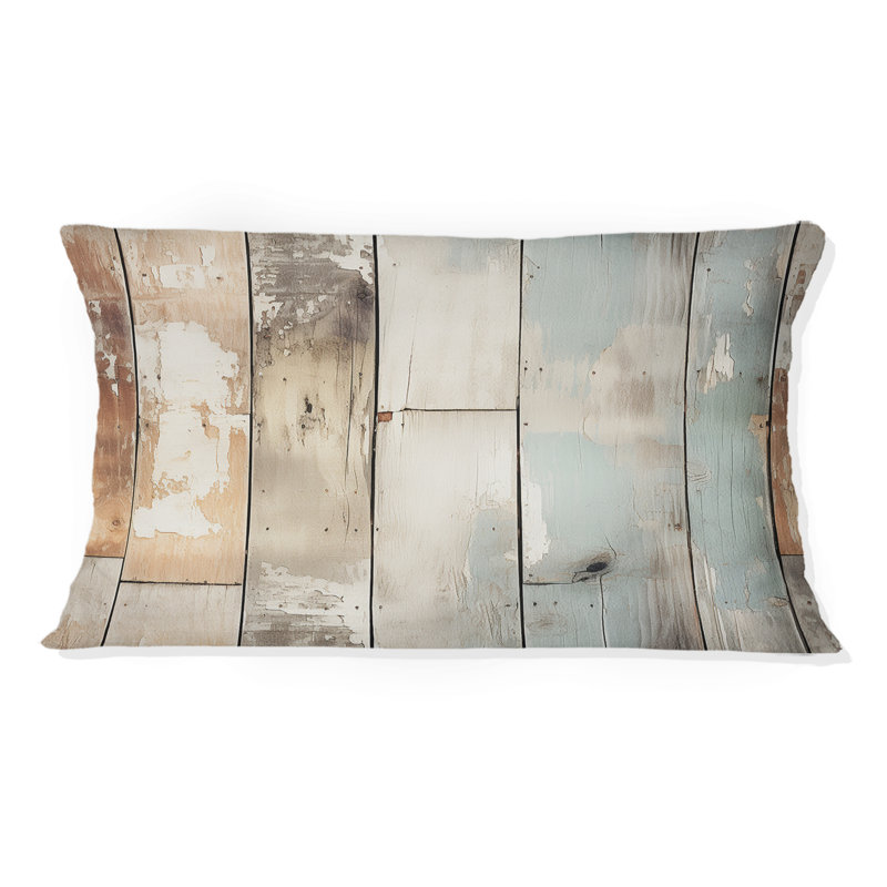 Coussin Rustic Farmhouse Wooden Planks III - Vintage
