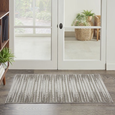 Tapis gris Romelia