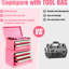 Boîte de rangement à tiroirs pour le maquillage et les médicaments, rose, facile à nettoyer.-628788170
