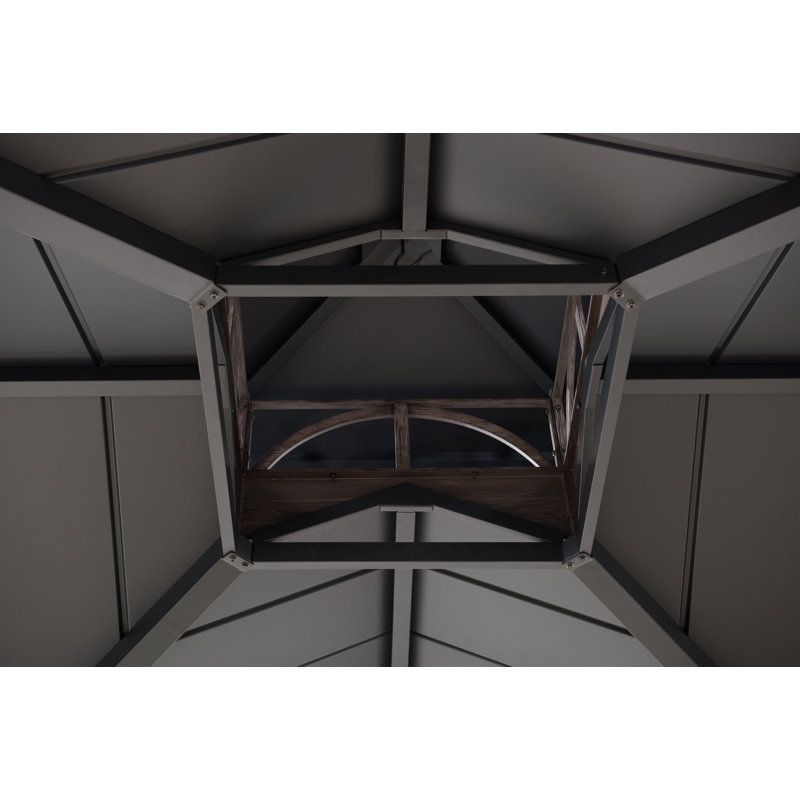 Sunjoy 12.5' x 12.5' Roanforth Hardtop Gazebo