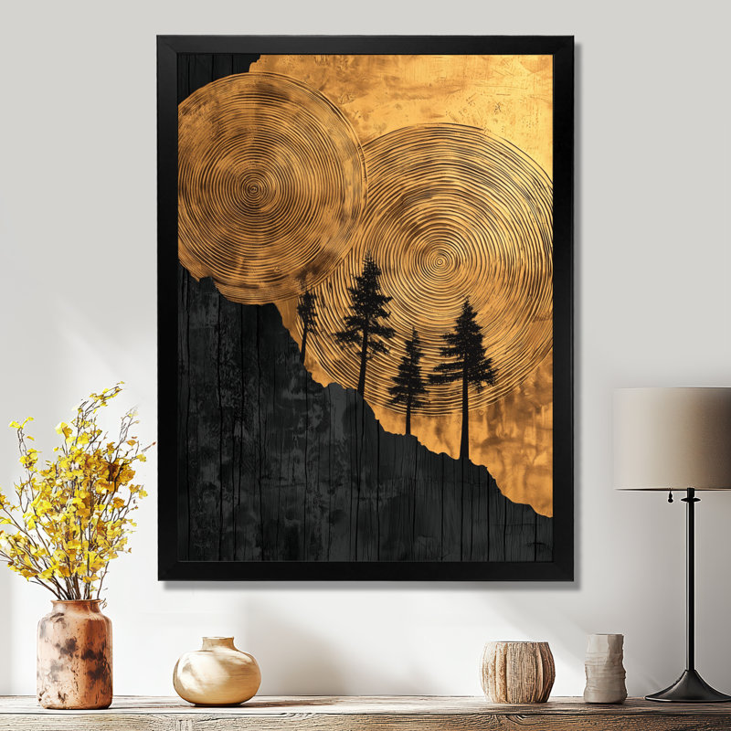 Giovanie - paysages, impressions sur toile, Impression d'un seul cadre photo, Noir, noir, noir, noir, H 20 po x l 12 po
