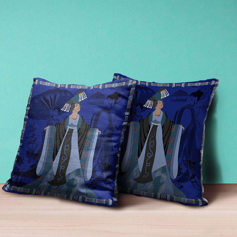 Indoor / Outdoor Square Cushion, 51cm H x 51cm W