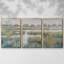 Marshland View V, ensemble de 3 toiles encadrées-227939567-227939561