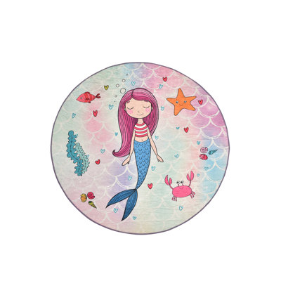 Round Cerre Shag 100cm X 100cm Area Rug