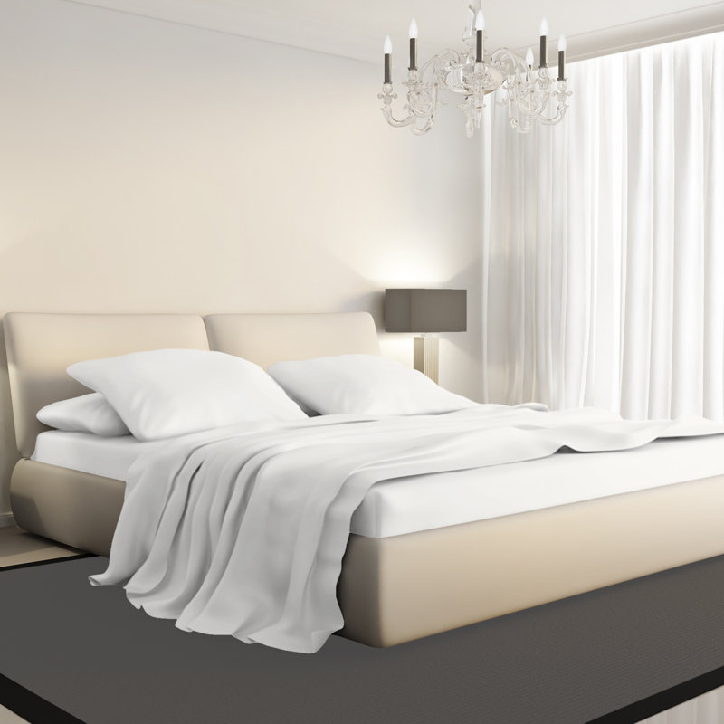 Ensemble de draps 100% coton à densité de tissage 450 fils Treutlen, Double