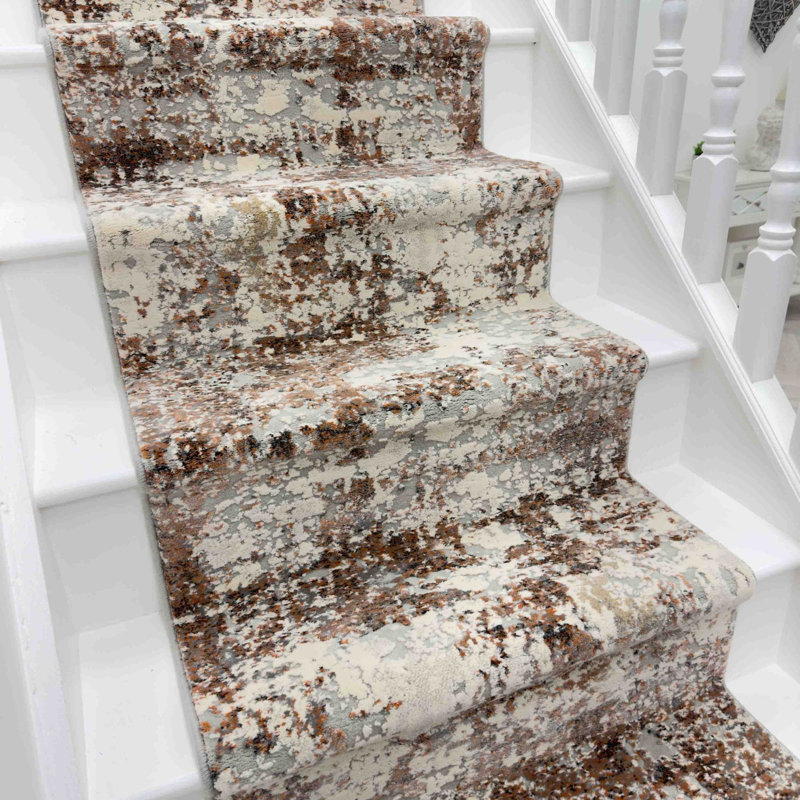Stair Runner Abstract Area Rug, Stair Runner 66 x 480 cm