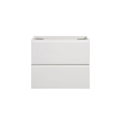 Armoire murale sans bassin, couleur chêne naturel, avec deux tiroirs,