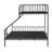 ACME Caius Bunk Bed (Twin XL/Queen), Gunmetal