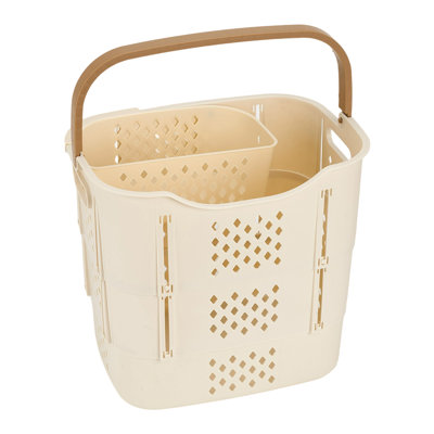 Plastic Laundry Basket with Handles