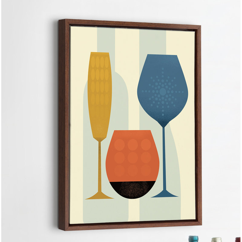 «Wine» par Amber Leaders, reproduction d'art sur toile encadrée