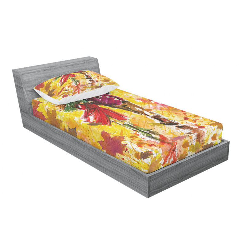 Microfiber Sheet Set, Twin Sheet Set with Fitted Sheet