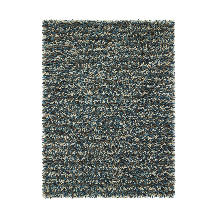 Fatululik Wool Hand Woven Shag Area Rug