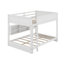 Queen Over Queen Bunk Bed With Storage Cabinets And USB Charging Ports-1335336732