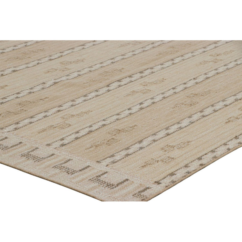 Scandinavian Wool Geometric Area Rug, Rectangle 5' x 8'