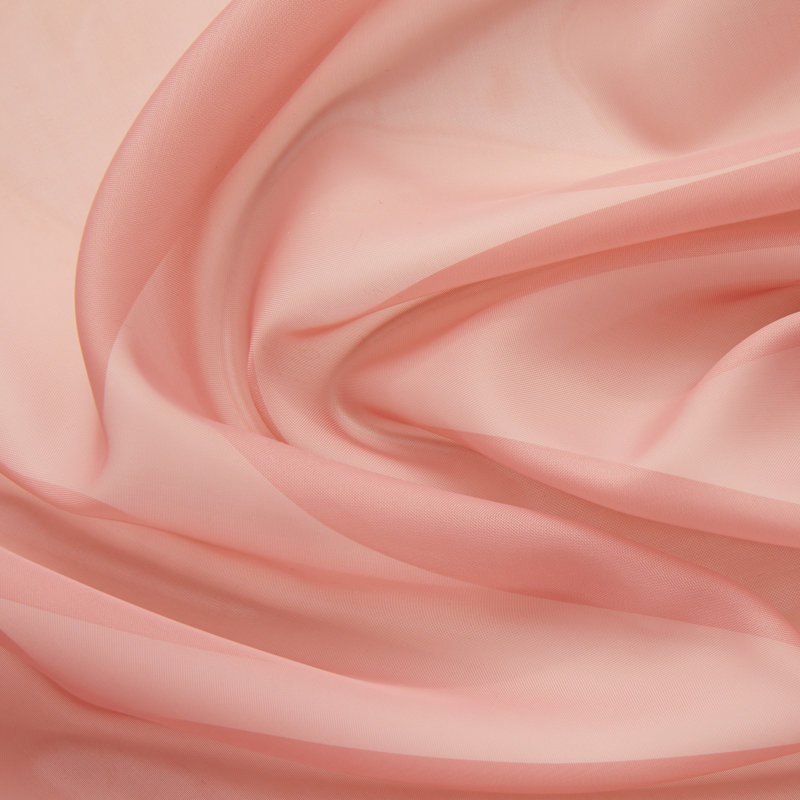Daxin Sheer Voile Rod Pocket Curtain Panels, 54" W x 95" L, Blush Pink