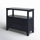 Aditya 34'' W Solid Wood Nightstand