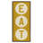 " Retro Style Eat Circle Letters Sign " by Ryan Fowler-79134124-79134125