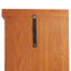 Armoire d'angle avec tablette et porte en verre-74569875