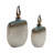 Saket Glass Bottles With Metal Topper