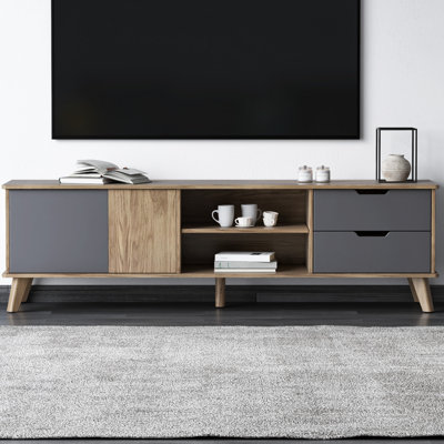 Mid Century Modern TV Stand,TV Console Cabinet With Large Storage Space,TV Cabinet by George Oliver