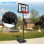 Idealhouse Portable Full-Size Basketball Hoop