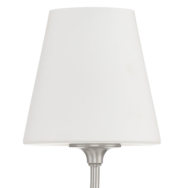 Libby 1 - Light Armed Sconce, Brushed Nickel