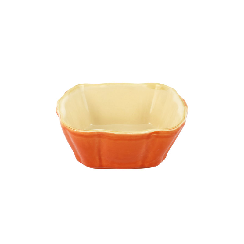 Italian Bakers Orange Small Square Bakers